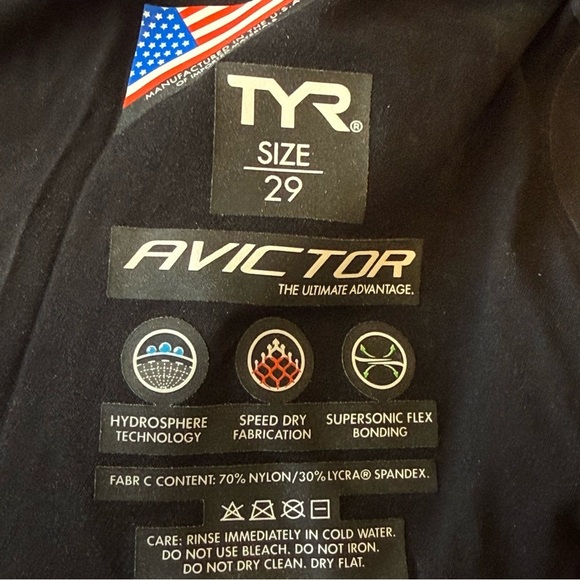 TYR Women's Avictor Venom Open Back Swimsuit Size Size 29 - Picture 6 of 9